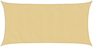 vidaXL Sonnensegel Sandfarbe 3,5x2 m 100% Polyester Oxford 4000561