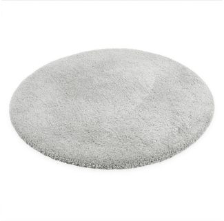 OTTO home Badematte Kaarin, Höhe 30 mm, rutschhemmend beschichtet, schnell trocknend, Polyester, rund, Badteppich, getuftet, flauschig, hochflor, große Farbauswahl