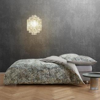 Fleuresse Black Premium Schweizer Satin Bettwäsche mit Uni Wendeseite beige Größe: 135x200 cm