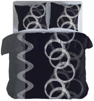 Leonado Vicenti Bettwäsche flottes Design, weicher Stoff, Microfaser, 2 teilig, Weich, pflegeleicht, fast knitterfrei, Komfortgröße