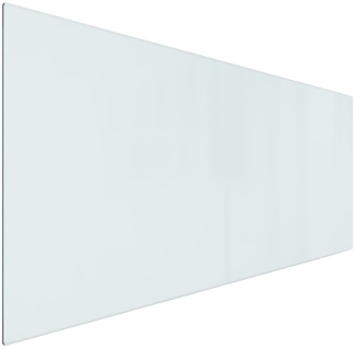 vidaXL Kaminofen Glasplatte Rechteckig 120x50 cm 324125