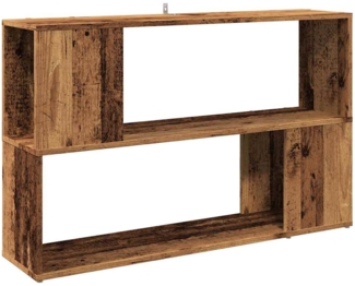 vidaXL Bücherregal Altholz-Optik 100x24x63 cm Holzwerkstoff 856740
