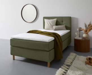 Home affaire Boxspringbett Heimatblick 100x200cm beliebig erweiterbar zu Doppel- und Familienbett, Einzelbett, Hotelbett erhältlich in H2,H3 & H4
