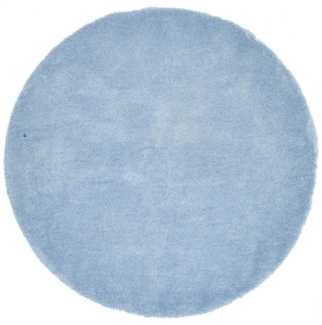 TOM TAILOR HOME Hochflor-Teppich Shaggy Teppich Cozy, rund, Höhe: 25 mm, Uni Farben, auch in Pastell Farben, weich & kuschelig