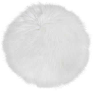 House Nordic Künstliches Lammfell in Elfenbein, Ø35 cm