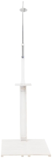 vidaXL Gartendusche Holz Weiß 48207