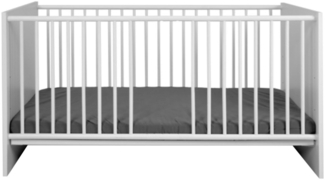 Babybett Junis / Image , Holzwerkstoff , Weiß , 144 x 83 x 70 cm
