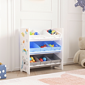 Kinderregal Boiro 60x62x30 cm Koala-Motiv [en. casa]