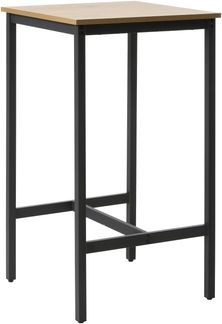 Bartisch >CESURA< in Eiche-Dekor, schwarz - 60x105x60 (BxHxT)