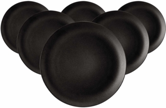 Seltmann Weiden Liberty Velvet Black Speiseteller ø 27,9 cm 6er Set