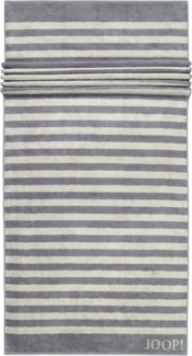 JOOP Handtuch-Serie Classic Stripes | Badetuch 80x200 cm | anthrazit