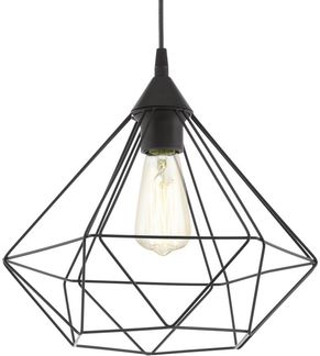 Eglo 'Tarbes' Hängeleuchte, Stahl schwarz, dimmbar, E27, 1x40W