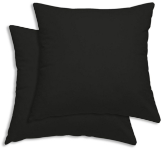 One Home Kissenbezüge Uni Renforce, (2 Stück), mit Reißverschluss