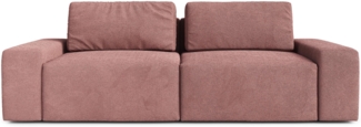 AX LIVING Arkleton 2 Sitzer Sofa Modern 260 cm in Rosa Stilvoll Bequem