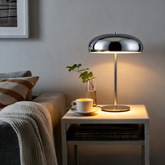 OTTO home Tischleuchte Jessee, Leuchtmittel wechselbar, ohne Leuchtmittel, blendfreies Licht - ideal als Deko- oder Nachttischleuchte