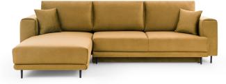 ELTAP 'Dalia' Ecksofa, Gelb, 95 x 190 x 289 cm, Links