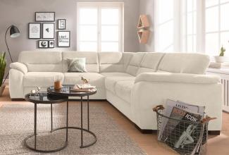 sit&more Ecksofa Montego L-Form, wahlweise mit Bettfunktion und Schubkasten