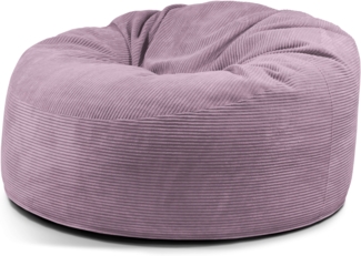 Schaumstoffsitzsack ‘OM 135‘, Bezugstoff - Waves, 100% Polyester, Lilac, 90x135x135 cm.