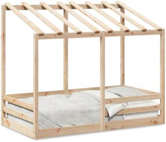 vidaXL Kinderbett mit Dach 70x140 cm Massivholz Kiefer 847015