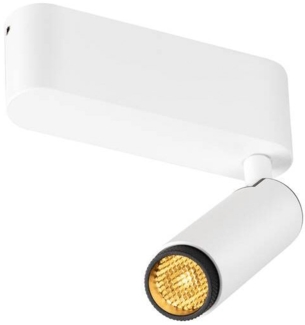 SLV GRIP! S, Deckenaufbauleuchte, single, PHASE, 3000 K, 11 W, 29°, weiß / schwarz - Wand- und Deckenleuchten