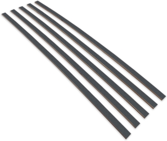 Ersatz Federholzleisten aus Schichtholz im 5er Set passend für viele gängige Lattenroste, Länge: Für 100 cm (980 mm), Breite / Farbe: 24 mm / Anthrazit
