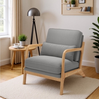 Bealife Sessel Relaxsessel mit Armlehne und Kissen