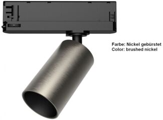 Synergy 21 LED Track-Serie für Stromschiene VLF-Serie Wechselgehäuse electroplated nickel