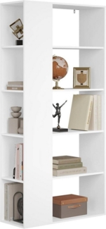 EUGAD Bücherregal, 1-tlg, mit 10 Fächern, Aufbewahrungsregal Büroregal