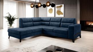 Wohnideebilder Cassara Dunkelblau Ecksofas & Eckcouches CO-CAS-LT-40NU