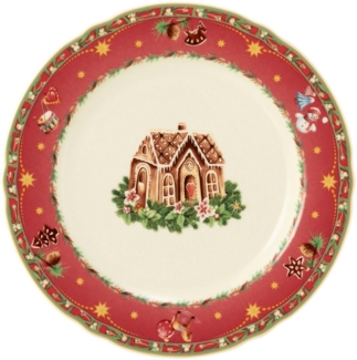 Frühstücksteller rund 20 cm Marieluise Weihnachtsnostalgie Seltmann Weiden Frühstücksteller - MikrowelleBackofen geeignet, Spülmaschinenfest