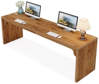 Tribesigns Schreibtisch Computertisch 180 cm Doppelter Langer Schreibtisch, PC Tisch Bürotisch