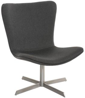 Sessel Coctailsessel Lounger - Andreas - in modernem Design in Dunkelgrau