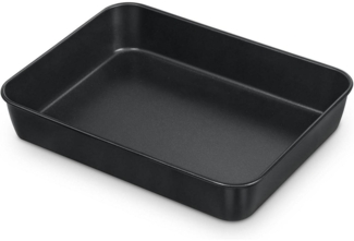 Mini Antihaft Backblech Edelstahl Auflaufform 23,8 x 18 x 5 cm Brownies Lasagne