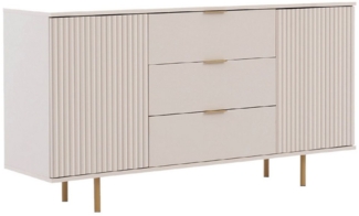 MOEBLINE Kommode Kommode Sideboard Beistellschrank NUBI 02 kaschmir