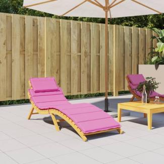vidaXL Sonnenliegen-Auflage Rosa Oxford-Gewebe