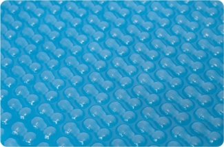 Solarplane Light Blue 400 µm GeoBubble Rechteck 900x400cm Erwärmung Folie Pool