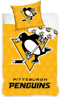 NHL Pittsburgh Penguins Bettwäsche PITTSBURGHPENGUINS245003 135x200 cm + 80x80 cm
