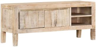vidaXL TV-Schrank 110x35x46 cm Massivholz Mango 328365