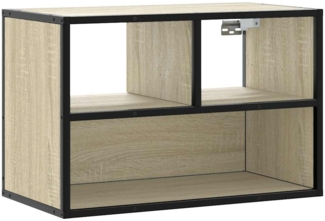 vidaXL TV-Schrank Sonoma-Eiche 60x31x39,5 cm Holzwerkstoff und Metall 848915