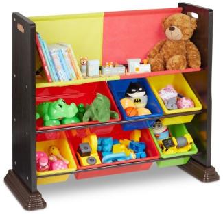 Kinderregal mit Aufbewahrungsboxen