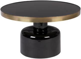 Couchtisch GLAM SCHWARZ von ZUIVER Ø 60 cm