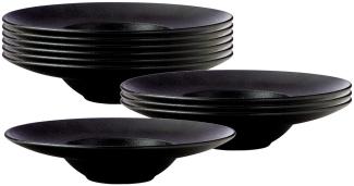 Maxwell & Williams Caviar Black Pasta- und Suppenteller tief ø 28 cm 10er Set