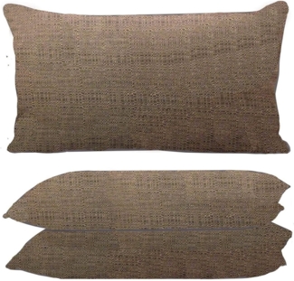 habeig Rückenkissen Rückenkissen ca. 40x60cm Grau Anthrazit Taupe WETTERFEST Kissen Lounge