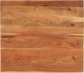 vidaXL Tischplatte 90x80x3,8 cm Rechteckig Massivholz Akazie 371004