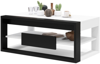 designimpex Couchtisch Design Multifunktionstisch Frame Arbeitstisch aufklappbar Tisch