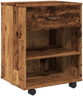 Rollcontainer Altholz-Optik 46 x 36 x 59 cm Holzwerkstoff