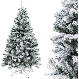 Gotoll Künstlicher Weihnachtsbaum XM035-37,29, Schnee-Effekt PVC Tannenbaum Christbaum Kunsttanne