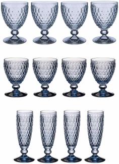 Villeroy & Boch Boston Coloured Wein- & Sektgläser 12er Set blau