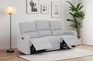 Home affaire 3-Sitzer TOURNAY manuelle Relaxfunktion, Liegefunktion (105°-135), Webstoff, Reclinerfunktion in 2 Sitzen (links u. rechts)