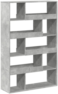 vidaXL Bücherregal Betongrau 100x33x156,5 cm Holzwerkstoff 3309342